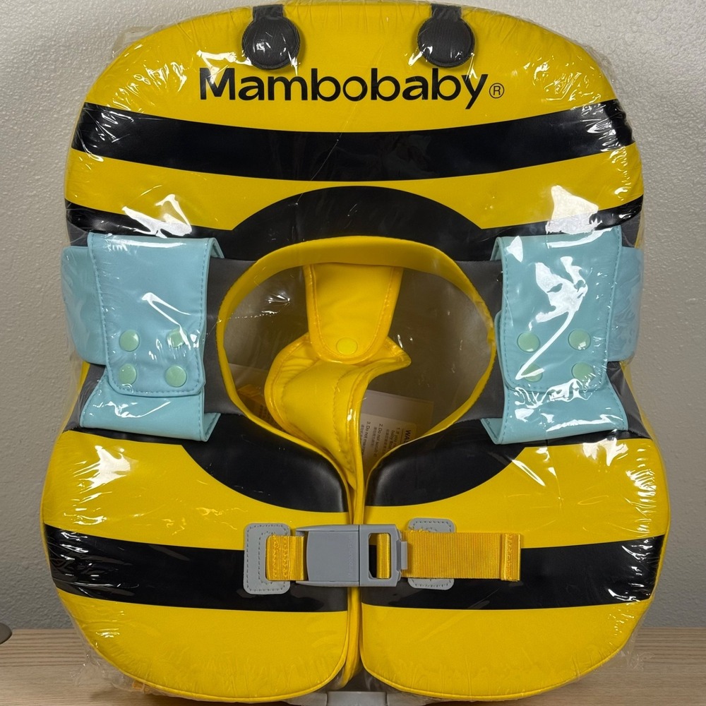 Mambobaby Air Free Shoulder Float Yellow Black Bee Pattern